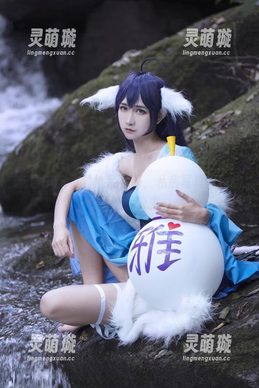 阮邑Fairy黑枪呆礼服，私房写真里面的叛逆小公主